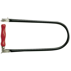 Bahco 502 Fretsaw 300mm Steel Tube Bracket Wooden Handle No Blade