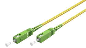 Kabel światłowodowy (FTTH), Singlemode (OS2) Yellow, Żółty (Simplex), 5 m - Długość kabla 5 m