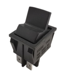 PRZEŁĄCZNIK DŹWIGIENKOWY MONOSTABILNY (CHWILOWY) OFF-(ON) 16A 250V CZARNY (PRZEL854)