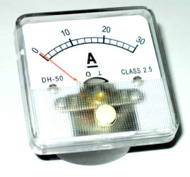 Amperomierz montażowy 30A z bocznik DH50