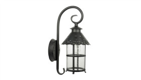 Kinkiet Zewnętrzny Toledo K 3012/1/R, E27 Max 60W Kolor Czarny 0438621