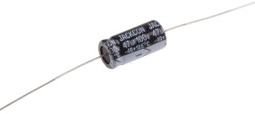 Kondensator 47μF 100V dc Osiowy, Otwór przelotowy RS PRO 10 (Dia.) x 21mm