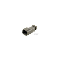 TE Connectivity DT04-2P-E003 DT Connector 2-Pin Grey Cap