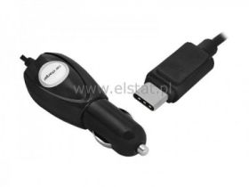 Ład. sam. USB micro typ C 5V, 2,1A czarna