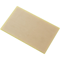 TruComponents 654969 Eurocard PCB Epoxide 160 mm x 100 mm 35 &#xB5;m,Pitch:2.54 mm