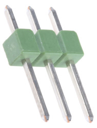 Złącze szpilkowe 3-pinowe AMPMODU MOD II raster: 2.54 mm Prosty 1-rzędowe TE Connectivity Otwór przelotowy750 V Bez