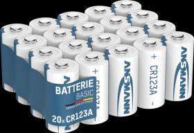 1520-0024 Lithium battery CR123A/CR17335, pack of 20