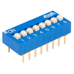 ECE EDG108S Excel 8 Pole 16 Pin DIL Switch