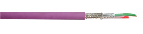 Kabel do transmisji danych liczba żył 2 0,64 mm² Ekranowany RS PRO średnica zew 7.2mm Fioletowy