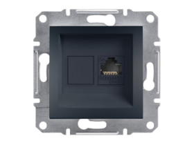 ASFORA Gniazdo komputerowe RJ45 kat.5e antracyt EPH4300171 SCHNEIDER ELECTRIC