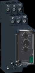 RE22R1MYMR Time-lag relay, multifunctional, 0.05 s - 300 h, 22 x 90 x 73 mm