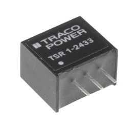 Regulator przełączający, 3.3W, Uwe 4.75 → 36V dc, Uwy 3.3V dc, Iwy 1A, TRACOPOWER, TSR 1