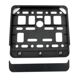 RAMKA DO TABLIC REJESTRACYJNYCH czarna motorower skuter