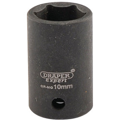 Draper Expert 05014 Expert 10mm 1/4&quot; Square Drive Hi-Torq&#xAE; 6 Point Impact Socket