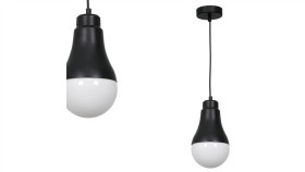 Lampa Wisząca Helios Black 1Xe14 40W Mlp6469 Milagro