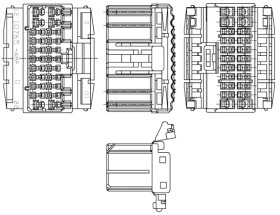 Obudowa złącza 12-pinowe 2-rzędowe raster: 3.5mm TE Connectivity Męski MULTILOCK 040/070 Złącze przewód-płytka