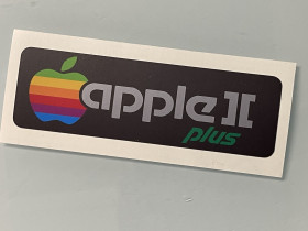 Apple II PLUS replacement badge