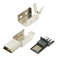 Wtyk miniUSB na kabel