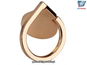 Uchwyt uniwersalny do telefonu typu pierścień złoty