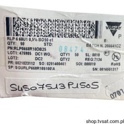 RLP0668R10DB25 68R 0.5% 25ppm 6W Axial AXIAL VISHAY