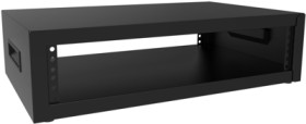 19 inch enclosure, 7 U, (W x H x D) 533 x 362 x 445 mm, steel, black, RCBS1901217BK1