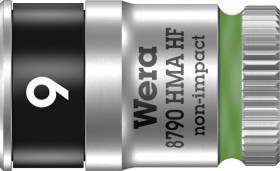 Wera 8790 HMA 05003724001 zewnętrzny sześciokąt Nasadka 9 mm 1/4" (6,3 mm)
