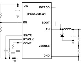 Automotive 3.5V to 60V, 2.5A Step-down Converter with Eco-Mode™