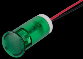 QS123XXG12 Indicator LED, 12 V DC, 12 mm, wired, green