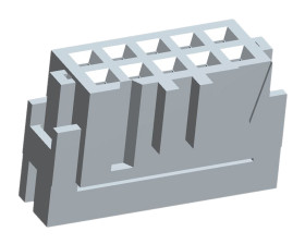 Złącze IDC 10-pinowe 2-rzędowe raster: 2.54mm Żeński Montaż na kablu TE Connectivity