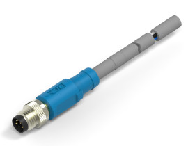 TE Connectivity Kabel siłownika czujnika Złącze A Prosty 4 długość 500 mm Rodzaj A Męski Niezakończone Złącze B Wolny