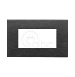 Ramka ozdobna 4M metal szczotkowany czarny, 22654.13
