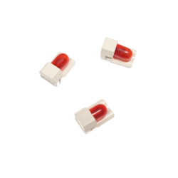 Żarówka miniaturowa 6V Czerwona (z podtswką plastik)