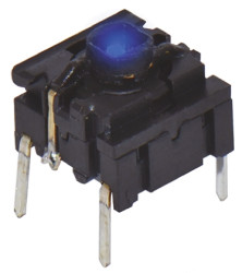 Klosz do przycisku dotykowego SPST 50 mA przy 24 V DC IP67 6.4mm