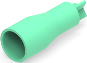 End connectorwith insulation, 0.8-8.0 mm², AWG 18 to 8, green, 40.01 mm, 320788