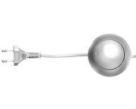 Przewód przyłączeniowy 200cm z wyłacznikiem nożnym srebrny SP/WN2,0(2X0,75)SRB PRW10000376