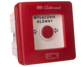 Wyłącznik alarmowy 2Z 12A /WYŁĄCZNIK GŁÓWNY/ IP55 WGp-2s 921591