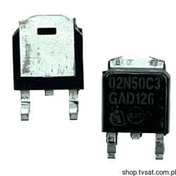 SPD02N50C3 N-FET 560V 1.8A 25W SMD-DPAK INFINEON