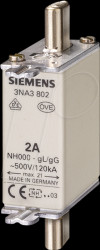 3NA3812 NH tag fuse, NH000, in: 32 A, gG, Un AC: 500 V, Un DC: 250 V