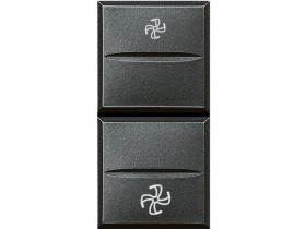 AXOLUTE Wyłącznik 1-0-2 wentylatora 1 modułowy AXIAL ANT HS4027VMC LEGRAND