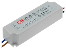 LPC-20-700 Zasilacz impulsowy, LED, 21W, 9÷30VDC, 700mA, 90÷264VAC, IP67, 83