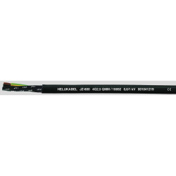 Helukabel 10586 OZ-600 Control lead 4x0.75 mm&#xB2; Black 100m