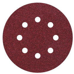 Wolfcraft 2259100 Sanding Discs 80/120/240 Grit Hook &amp; Loop 125mm Diameter 25pk