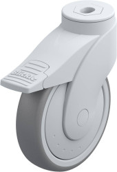 Kółko Blickle LWG-TPA 101K-11-FI-FK, średnica 125 mm, hamulec, poliamid, guma