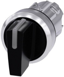 Siemens 3SU10522BN100AA0 3SU1052-2BN10-0AA0 Przełącznik pierścień przedni metalowy, błyszczący, podświetlenie blokada sr