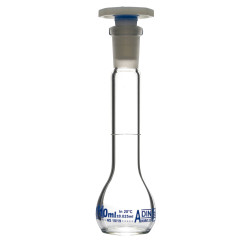 LabGlass Volumetric Flask with Stopper 10ml Class &#x27;A&#x27; 10/19 Pack of 2