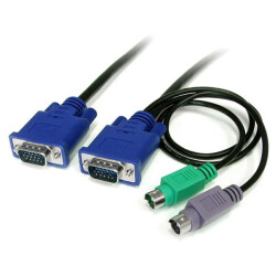 StarTech.com SVECON6 StarTech.com 6 ft 3-in-1 Ultra Thin PS/2 KVM Cable