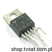 TEA7034 5V 0.5A Voltage Regulator TO220-5 SGS