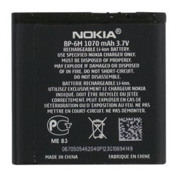 bateria Nokia BP-6M do Nokia N73/9300/3250 Li-ion 1070mAh