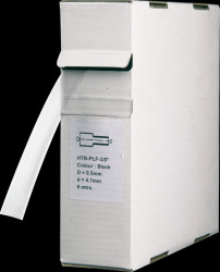 Heat-shrink tubing box, 12 m, transparent, Ø6.4 mm