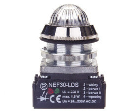 Lampka sygnalizacyjna 30mm 24-230V AC/DC IP56 czerwono-zielona W0-LDU1-NEF30LDS CZ